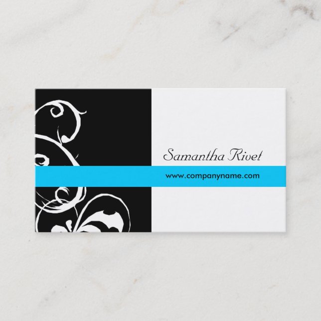 Tarjetas de visita elegantes (Anverso)