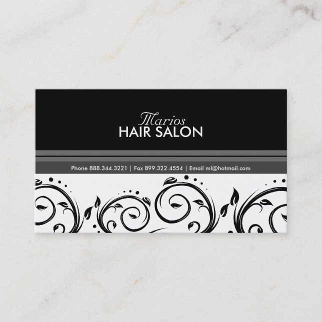 Tarjetas de visita elegantes (Anverso)