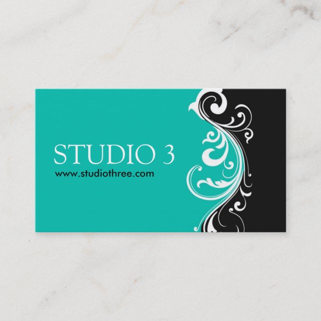 Tarjetas de visita elegantes (Anverso)