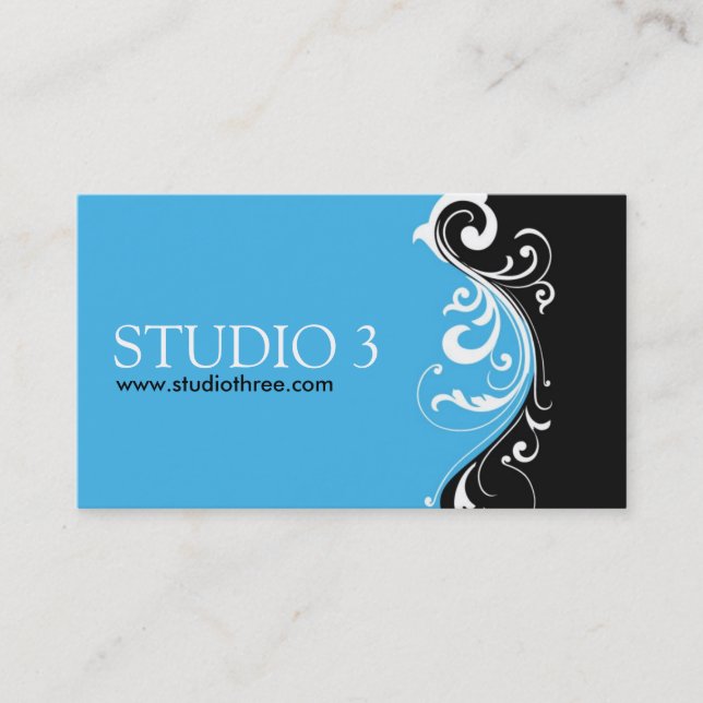 Tarjetas de visita elegantes (Anverso)