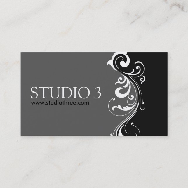 Tarjetas de visita elegantes (Anverso)
