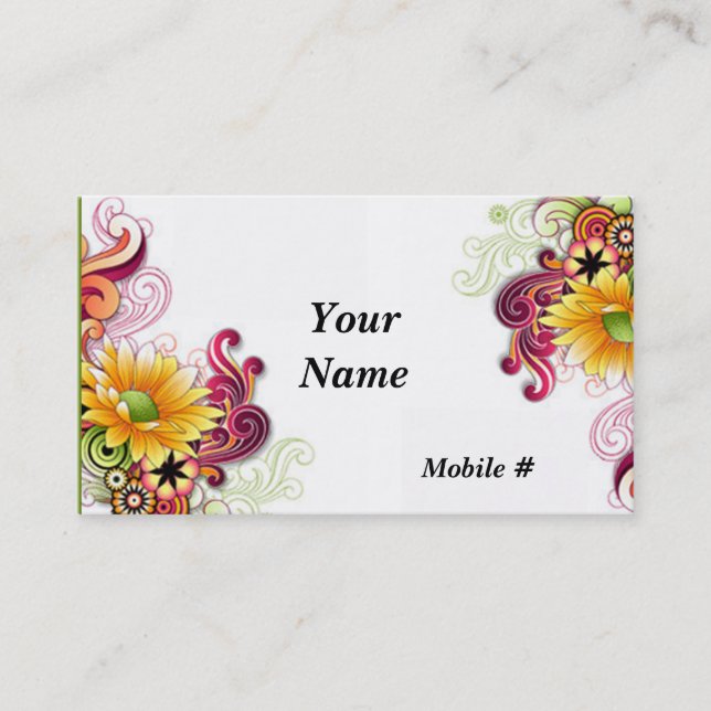 TARJETAS DE VISITA ELEGANTES (Anverso)