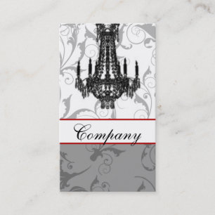 tarjetas de visita elegantes de la lámpara