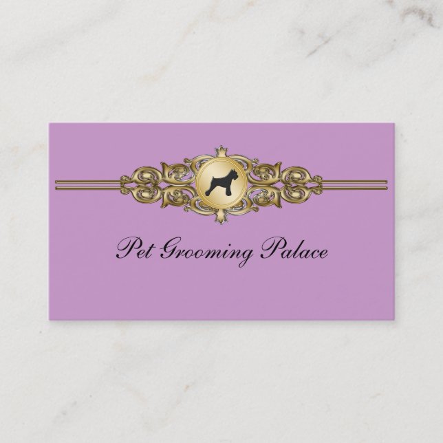 Tarjetas de visita elegantes de la preparación del (Anverso)