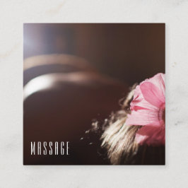 Tarjetas de visita elegantes de la terapia del