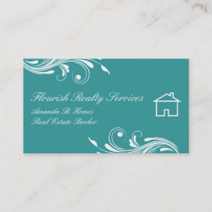 Tarjetas de visita elegantes de las propiedades