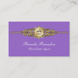 Tarjetas de visita elegantes del agente