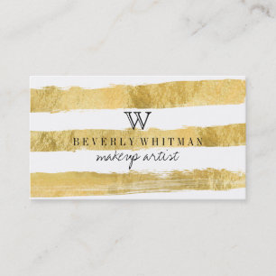 Tarjetas de visita elegantes del artista de