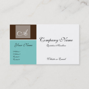 Tarjetas de visita elegantes del estilo del