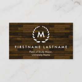 Tarjetas de visita elegantes del estudiante