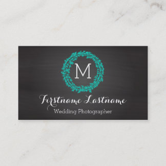 Tarjetas de visita elegantes del monograma