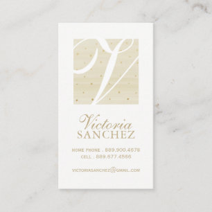 Tarjetas de visita elegantes del monograma