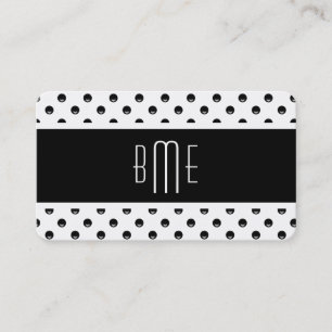 Tarjetas de visita elegantes del monograma