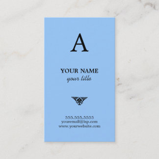 Tarjetas de visita elegantes del monograma
