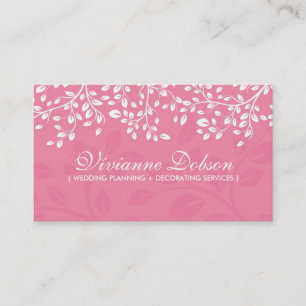 Tarjetas de visita elegantes del planificador de