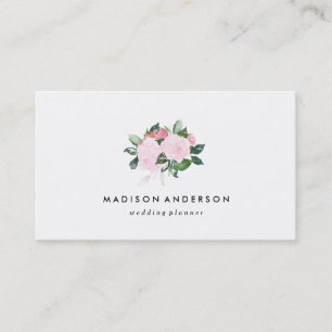 Tarjetas de visita elegantes del romance el  