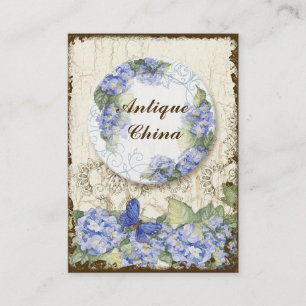 Tarjetas de visita elegantes del Shoppe antiguo de
