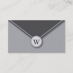 Tarjetas de visita elegantes del sobre del