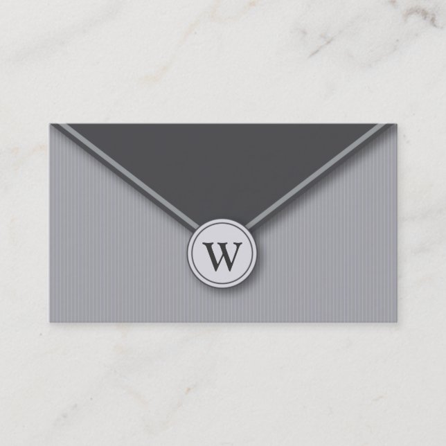 Tarjetas de visita elegantes del sobre del (Anverso)