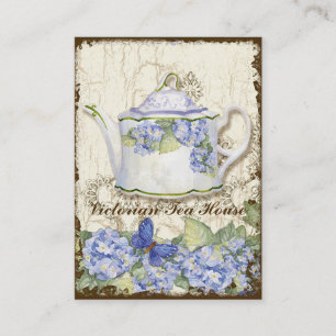 Tarjetas de visita elegantes del té del Shoppe de