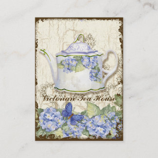 Tarjetas de visita elegantes del té del Shoppe de