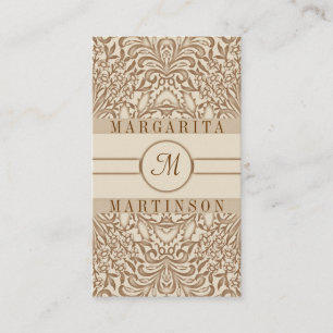 tarjetas de visita elegantes florales del