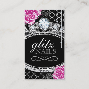 Tarjetas de visita elegantes lamentables del saló