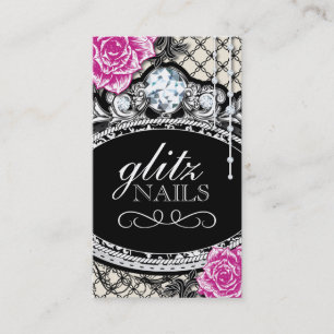 Tarjetas de visita elegantes lamentables del saló