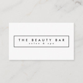 Tarjetas de visita elegantes mínimas de la cita