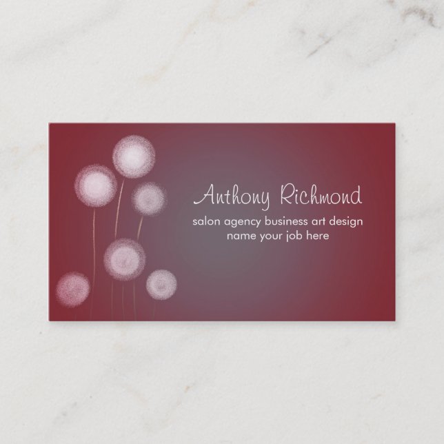 tarjetas de visita elegantes modernas de los (Anverso)