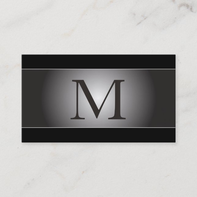 Tarjetas de visita elegantes profesionales del (Anverso)