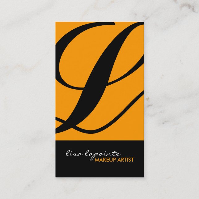 Tarjetas de visita elegantes y intrépidas (Anverso)
