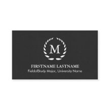 Tarjetas de visita elegantes y modernas del