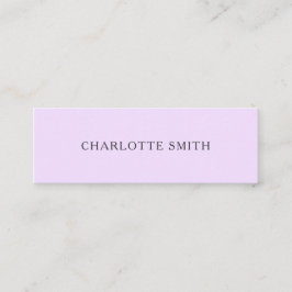 Tarjetas de visita en colores pastel modernas de