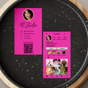 Tarjetas de visita en Instagram, Influencer, Estet
