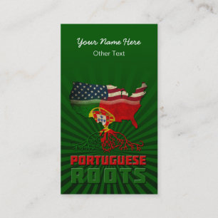 Tarjetas de visita en portugués estadounidense