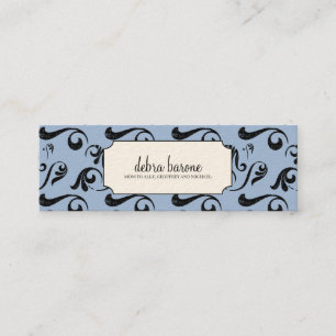 Tarjetas de visita enrrolladas de la mamá