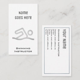 Tarjetas de visita "esenciales" del instructor de