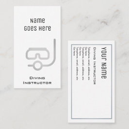 Tarjetas de visita "esenciales" del instructor del