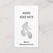 Tarjetas de visita "esenciales" del mensajero de