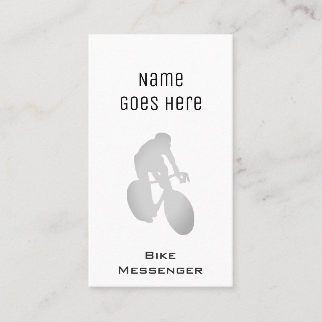 Tarjetas de visita "esenciales" del mensajero de (Anverso)