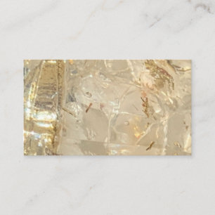 Tarjetas de visita espiritual de mármol de oro par
