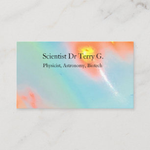 Tarjetas de visita espiritual del espacio aéreo de