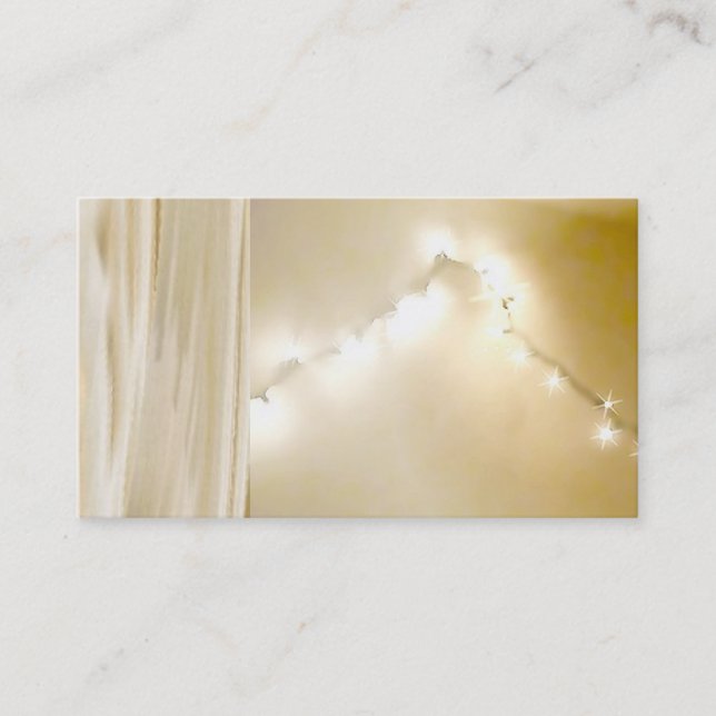 Tarjetas de visita espirituales ligeras de la (Anverso)