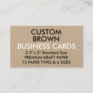 Tarjetas de visita estándar personalizadas