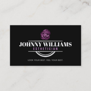 Tarjetas de visita esteticista de personalizable