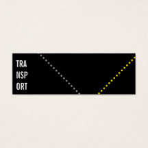 Tarjetas de visita estrechas y pequeñas para condu