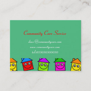 Tarjetas de visita felices del papel pintado de la