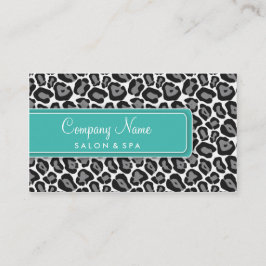 Tarjetas de visita femeninas del salón de la onza