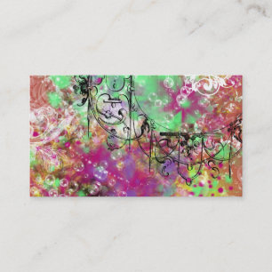 Tarjetas de visita Fiesta Mardi Gras
